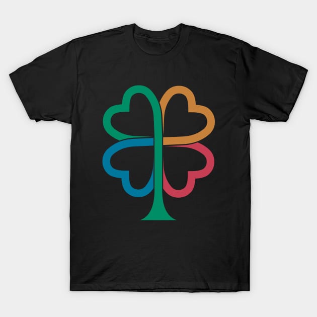 Cute Clover Heart Tree - St. Patrick’s Day - Gift For Shamrock Men, Women, Kids, Irish Ireland T-Shirt by Art Like Wow Designs